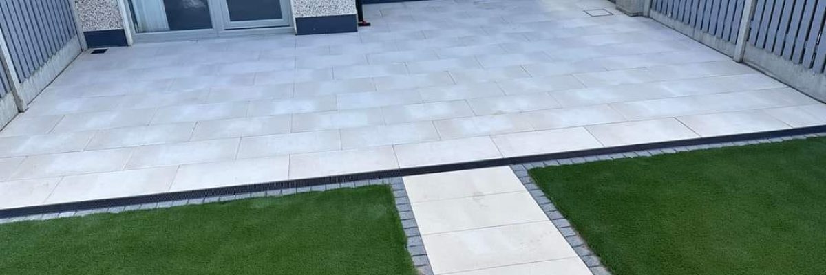 Newly laid back garden