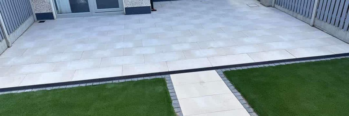 Newly laid back garden